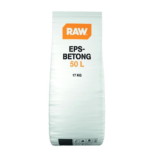 EPS-BETONG RAW 50L/SÄCK 40-42 l FÄRDIGT BRUK | Beijerbygg Byggmaterial